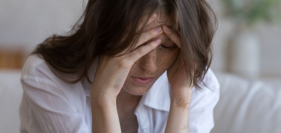 woman suffring form Legal high addiction